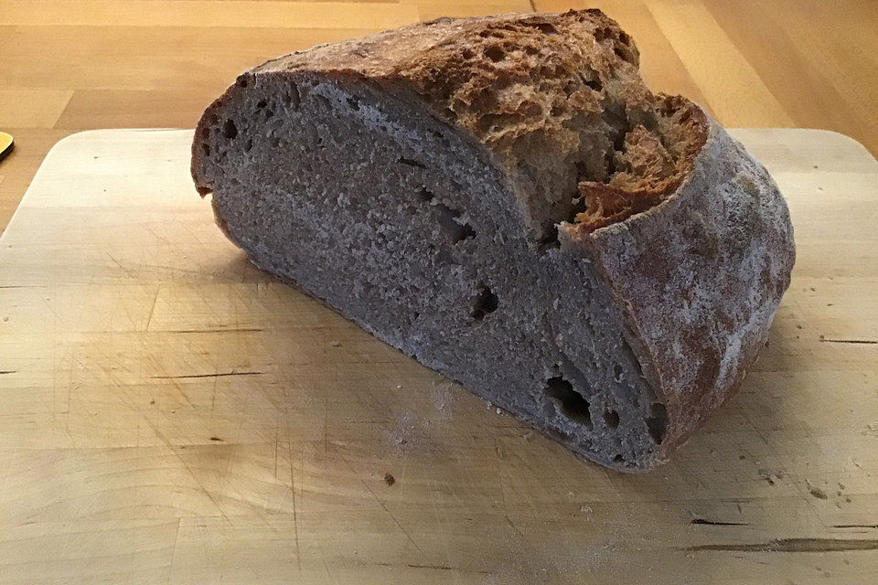 Kombucha-Sauerteig und Brot