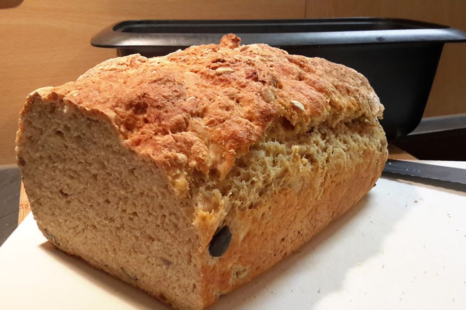 Einfaches Quarkbrot ohne Hefe