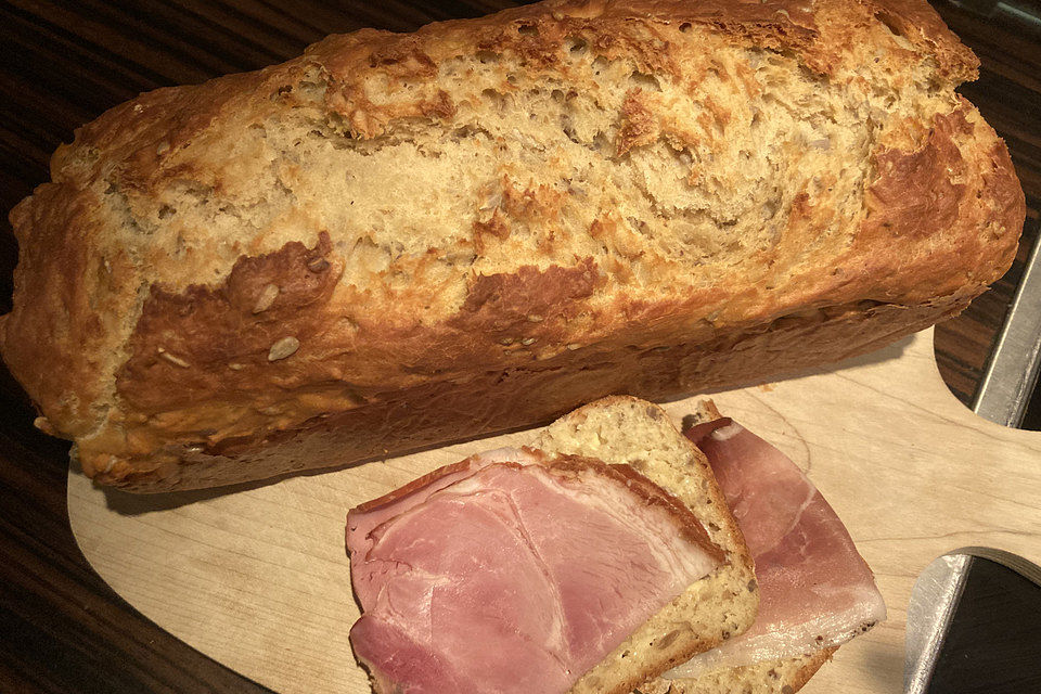 Einfaches Quarkbrot ohne Hefe