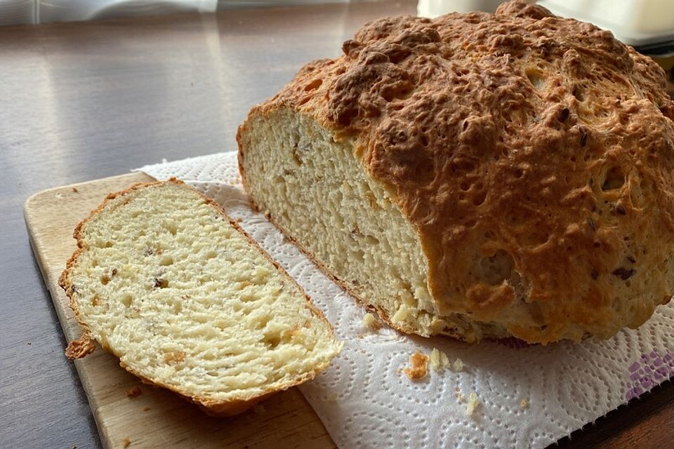 Einfaches Quarkbrot ohne Hefe