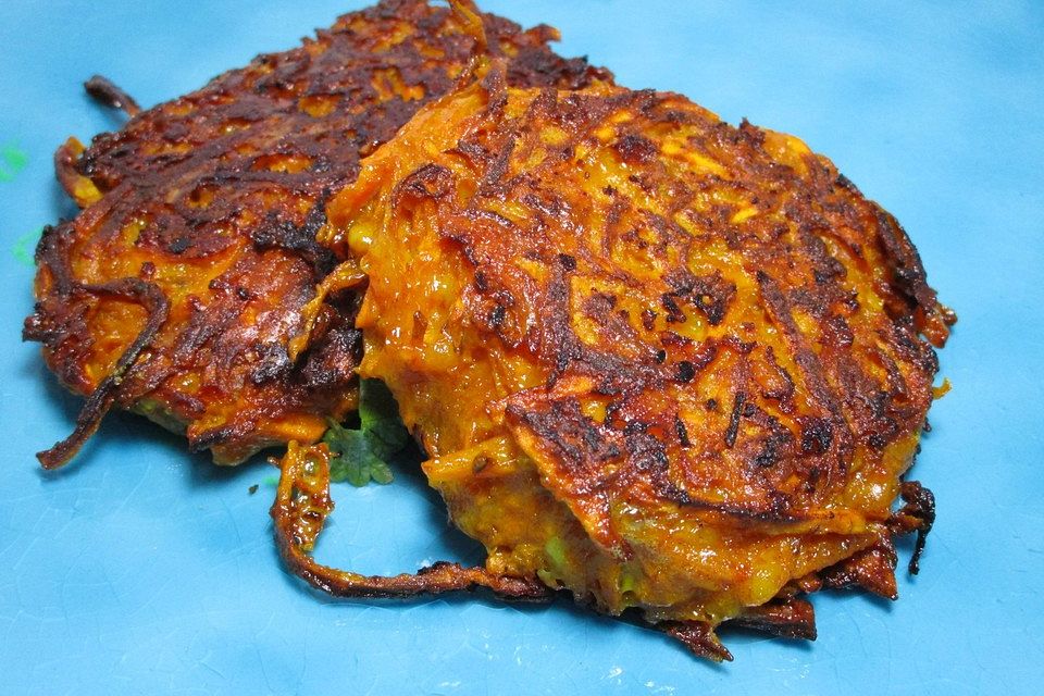 Scharfe Süßkartoffel-Rösti