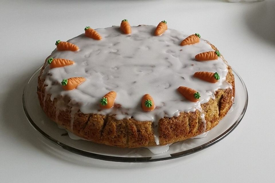 Saftiger Rüblikuchen ohne Mehl