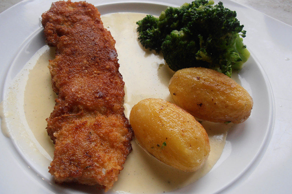 Schweinebauch mit Eierbrühe