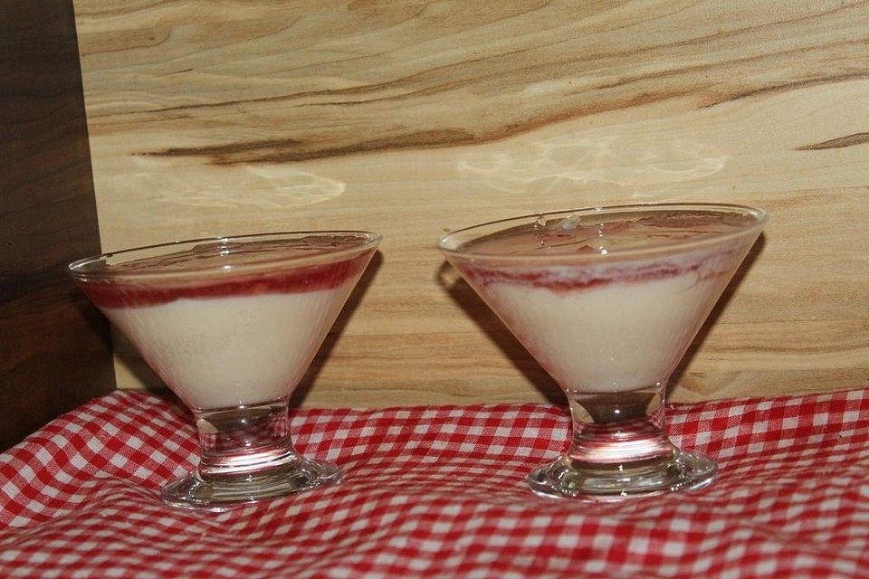 Pudding mit Götterspeise