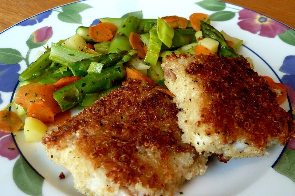 Dorschfilet mit Quinoapanade