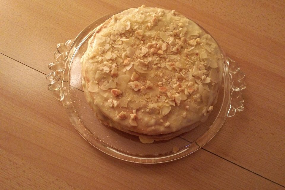 Russische Pfannentorte, Vanilletorte