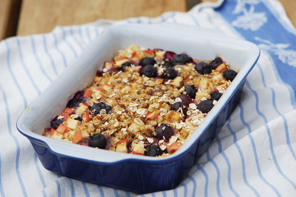 Baked Blueberry Oatmeal