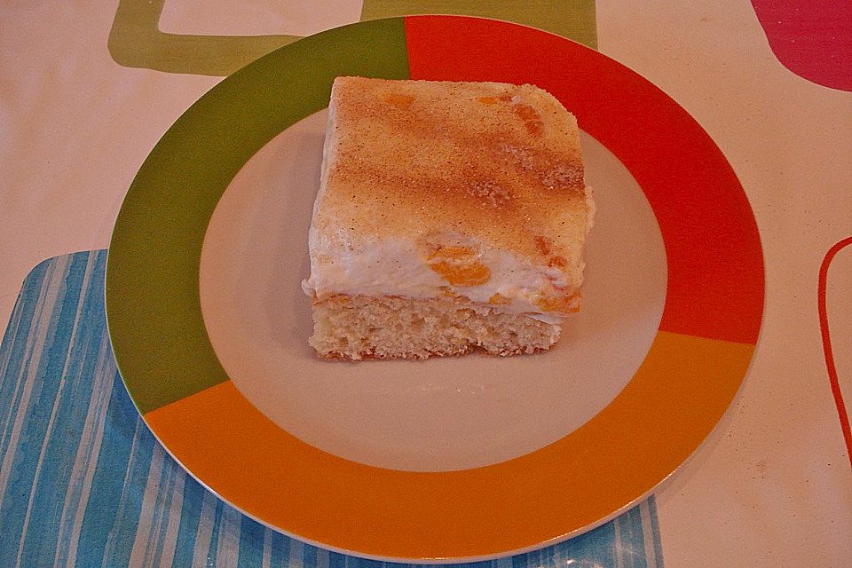 Fantakuchen mit Mandarinen-Schmand