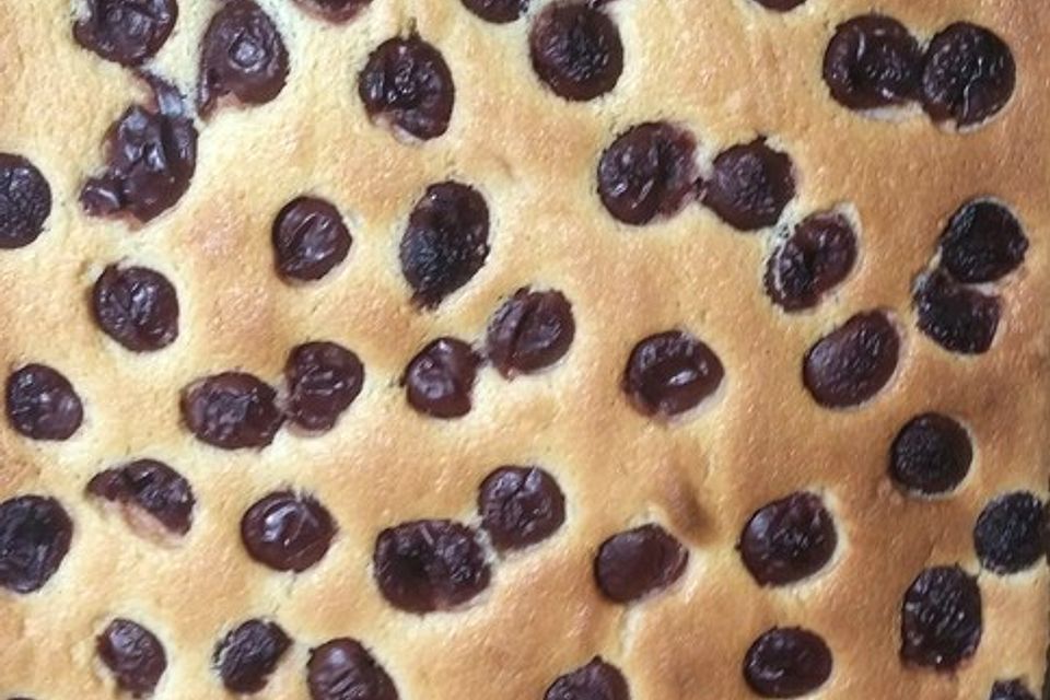 Käsekuchen mit Kirschen