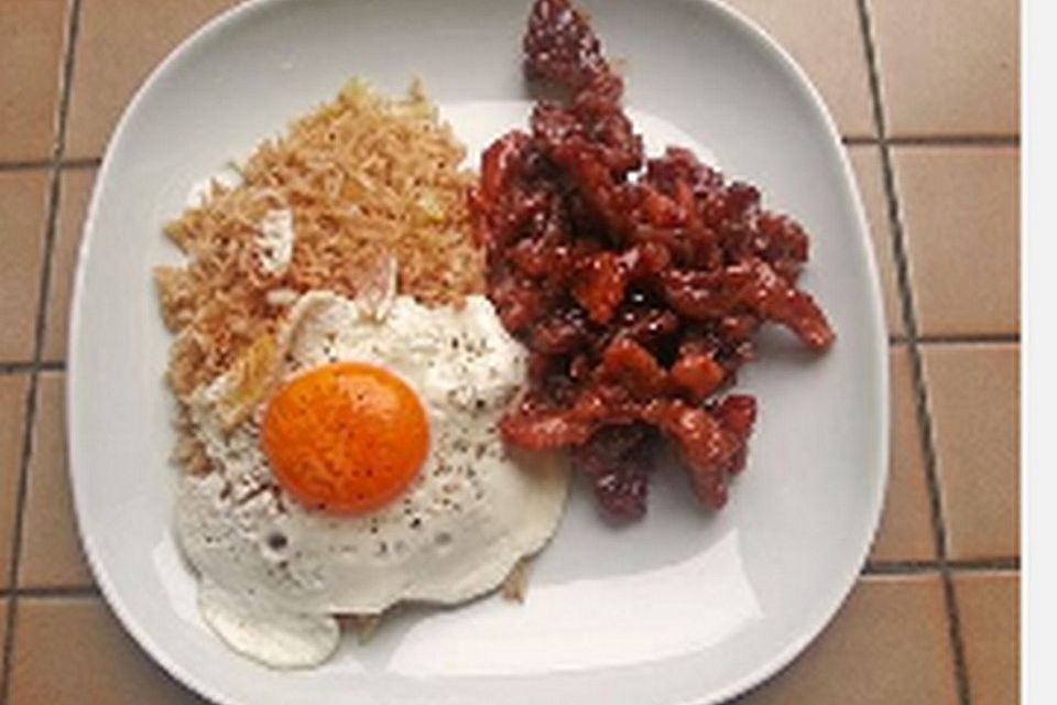 Tocino - philippinisches Frühstück