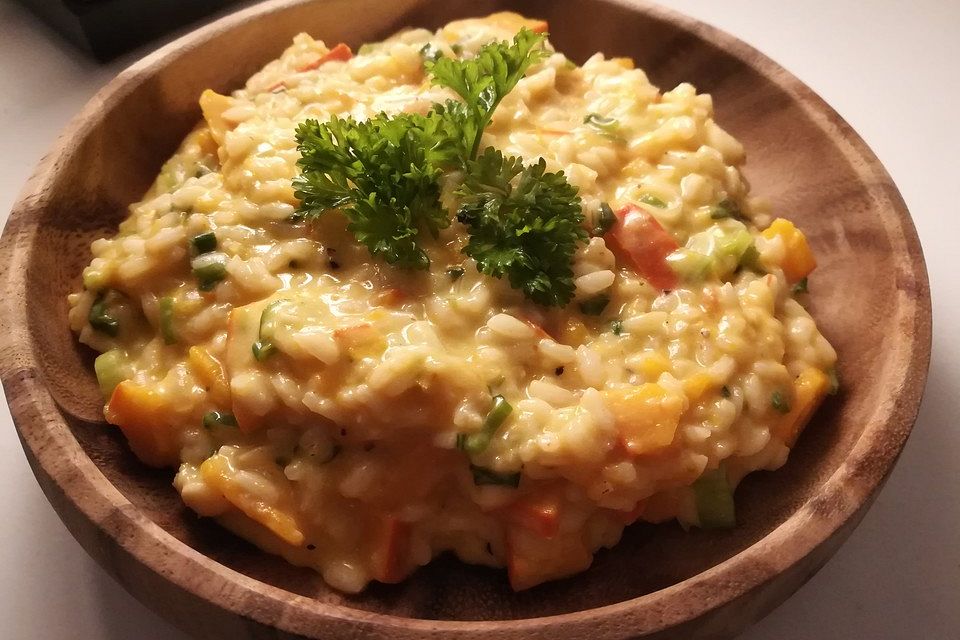 Kürbis-Risotto