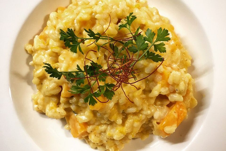 Kürbis-Risotto