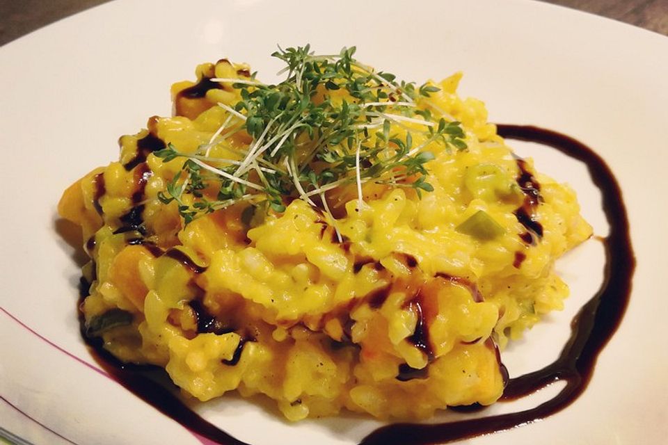 Kürbis-Risotto