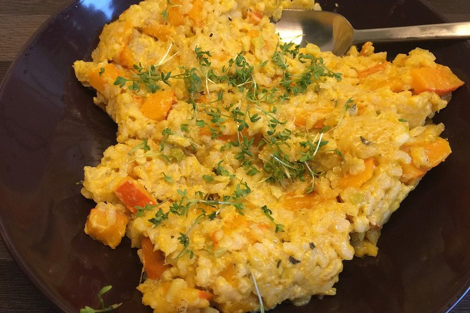 Kürbis-Risotto