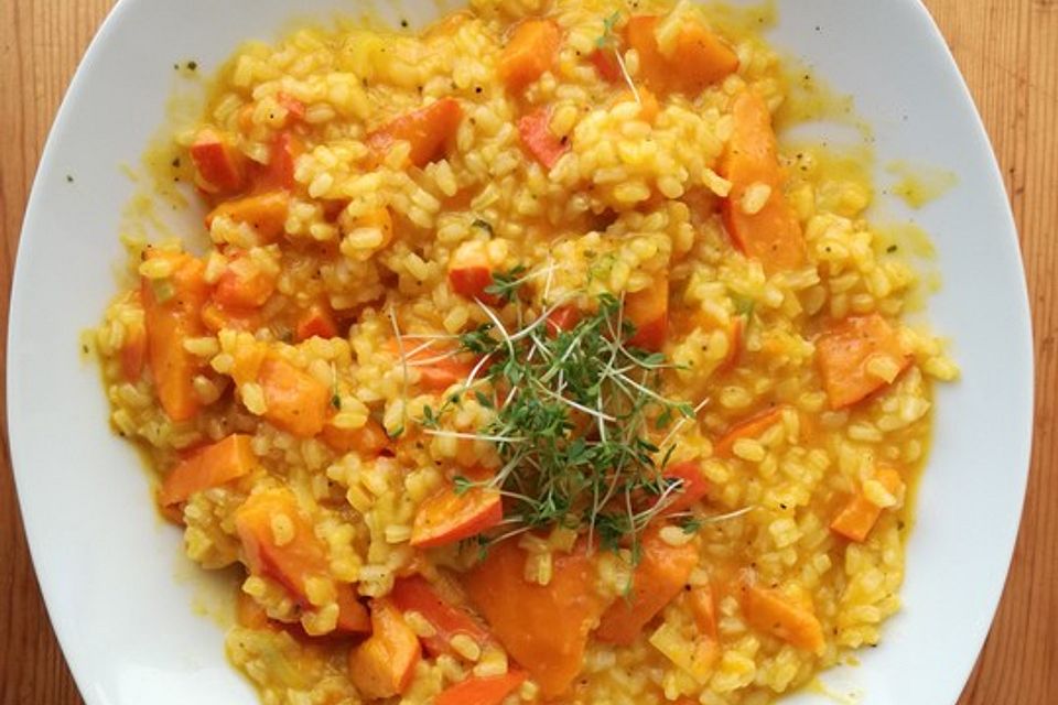 Kürbis-Risotto