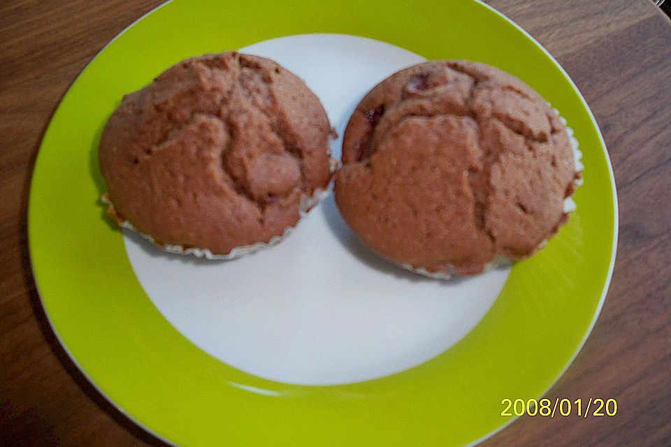 Schoko - Kirsch - Muffins