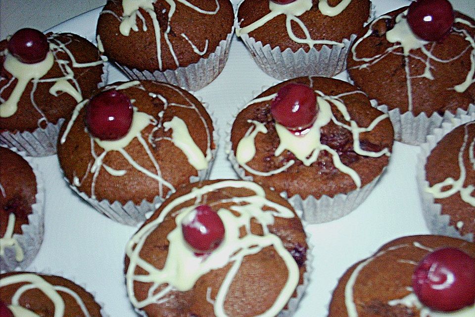 Schoko - Kirsch - Muffins