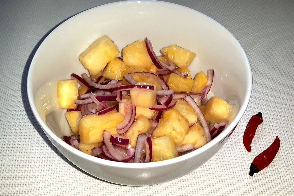 Seychellischer Ananas-Salat