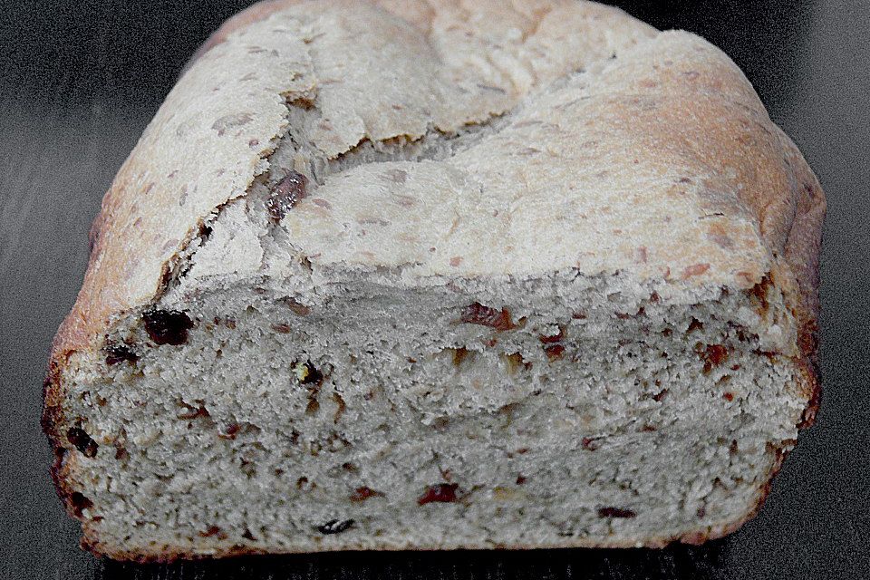 Rosinenbrot mit Kokosmilch