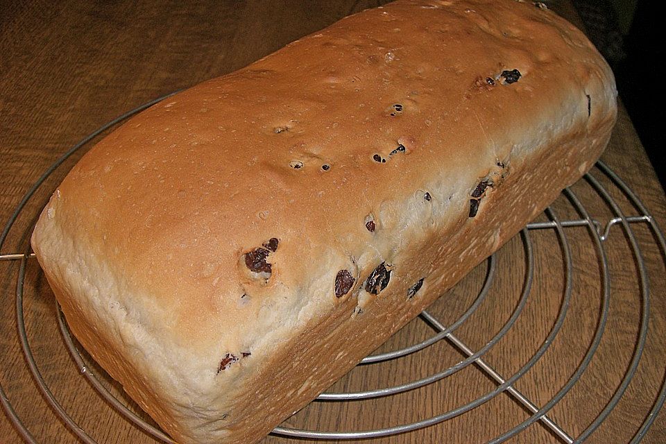 Rosinenbrot mit Kokosmilch