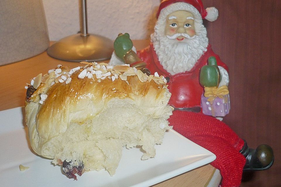 Rosinenbrot mit Kokosmilch