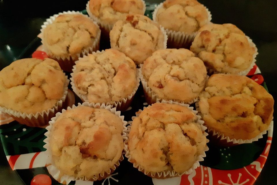 Zuckerfreie Bananen-Muffins