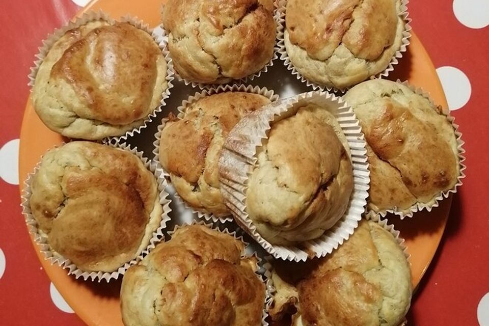 Zuckerfreie Bananen-Muffins