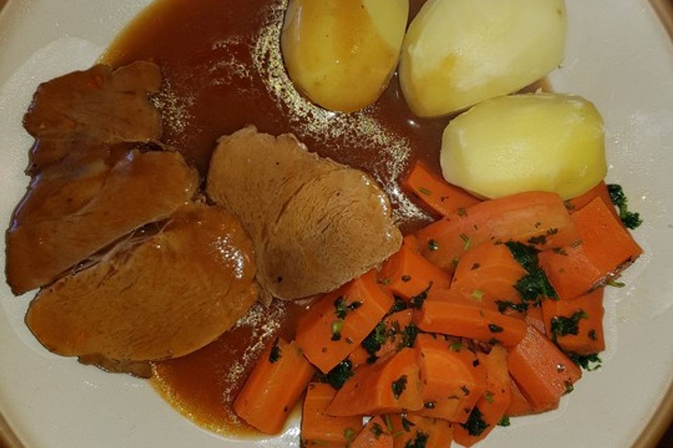 Oybiner Wildschweinbraten ohne Wein