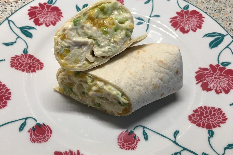 Hähnchen-Wraps