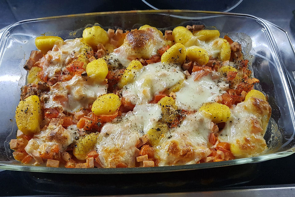 Tomaten-Gnocchi-Auflauf