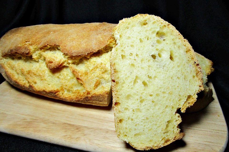 Ciabatta mit Maismehl