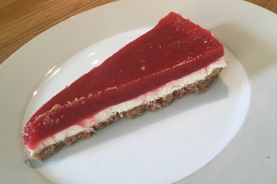 No-Bake Rhabarberkuchen