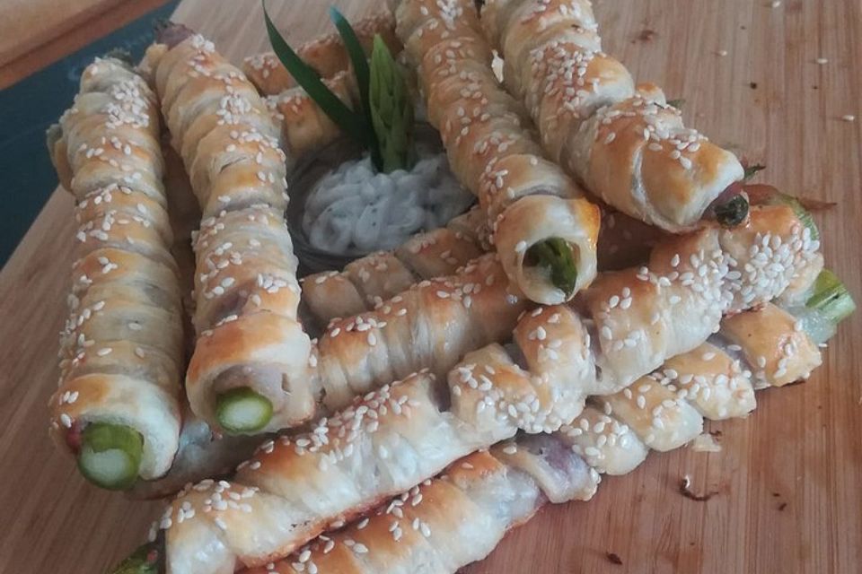 Spargel-Bacon-Twists