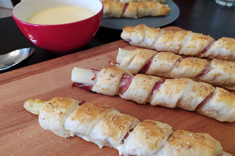 Spargel-Bacon-Twists