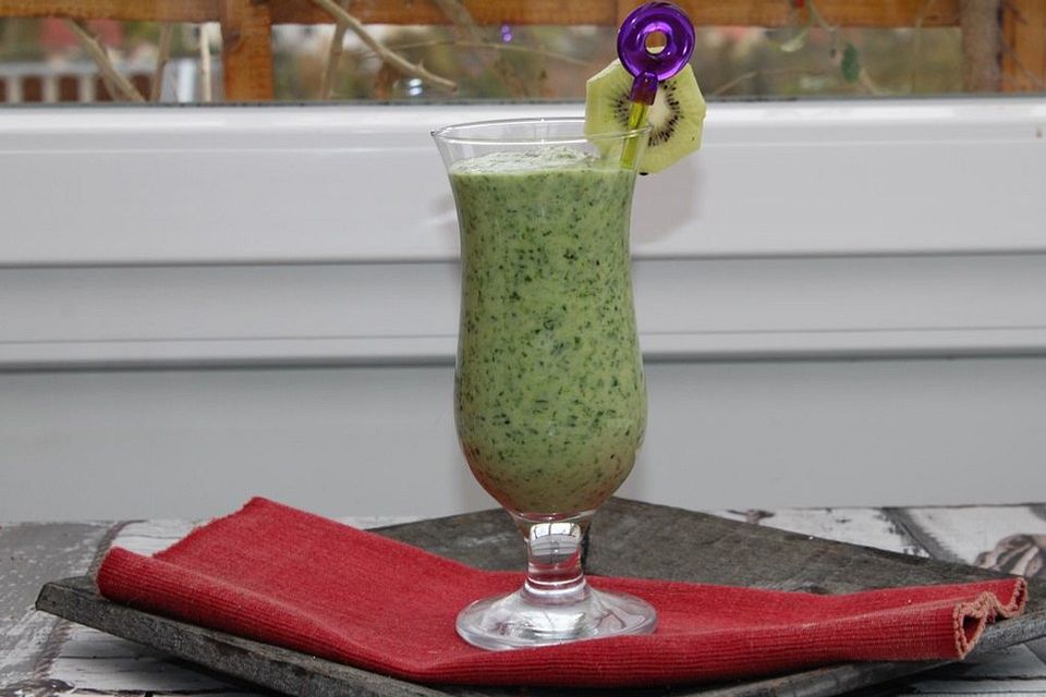 Grüner Frühstücks-Smoothie