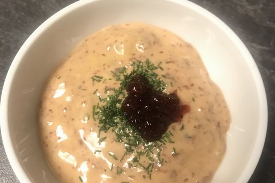 Preiselbeer-Senf-Sauce