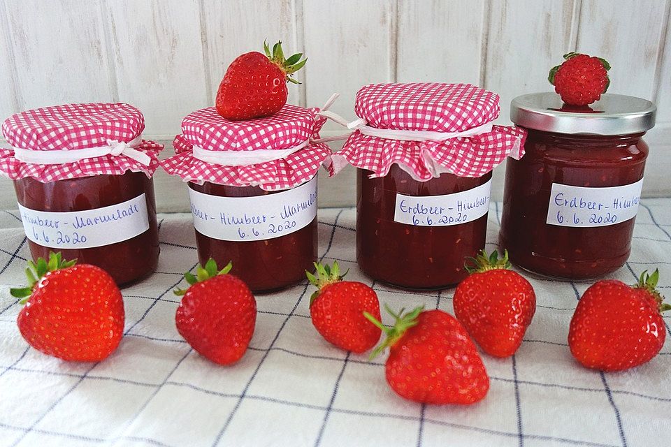 Erdbeer-Himbeer-Marmelade