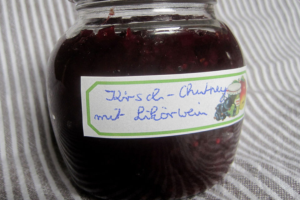 Kirsch-Chutney aus Süßkirschen