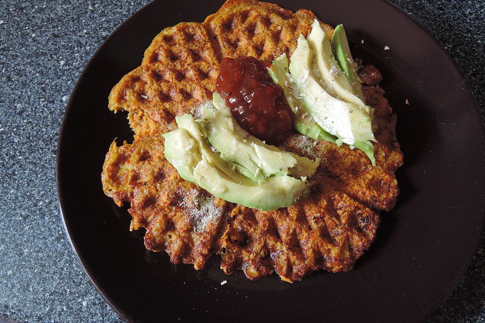 Paleo Süßkartoffelwaffeln