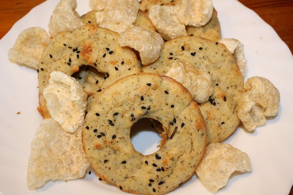 Bagels mit Schweinekruste