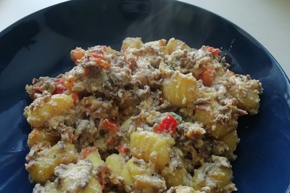 Gnocchi-Hackfleisch-Pfanne