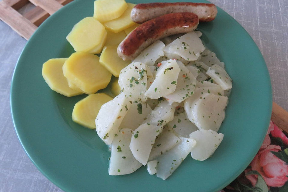 Mairübchen in  Estragon-Sauce