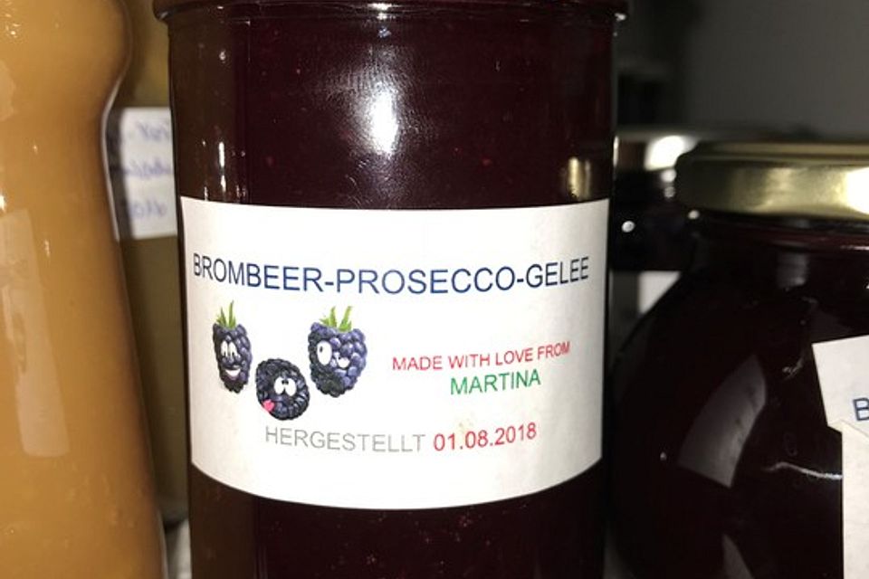 Brombeer-Prosecco-Gelee