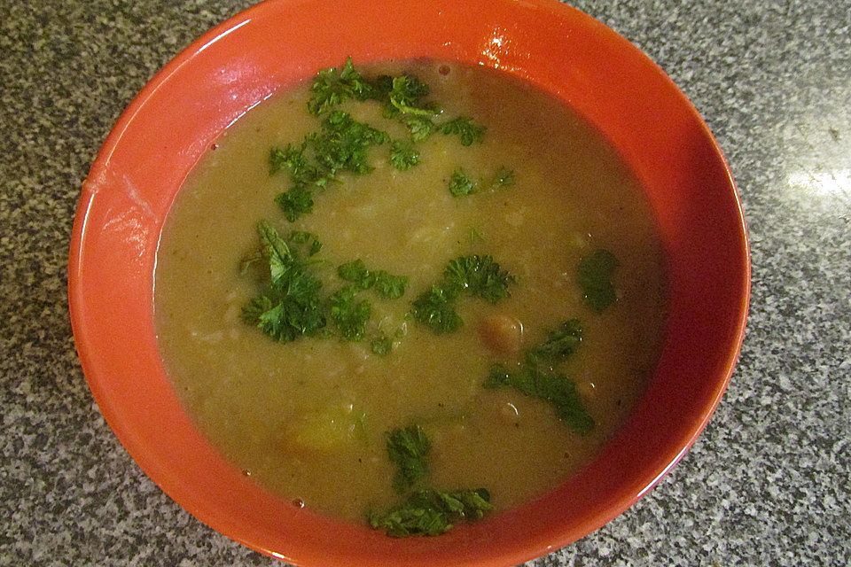 Kichererbsen - Lauch - Suppe