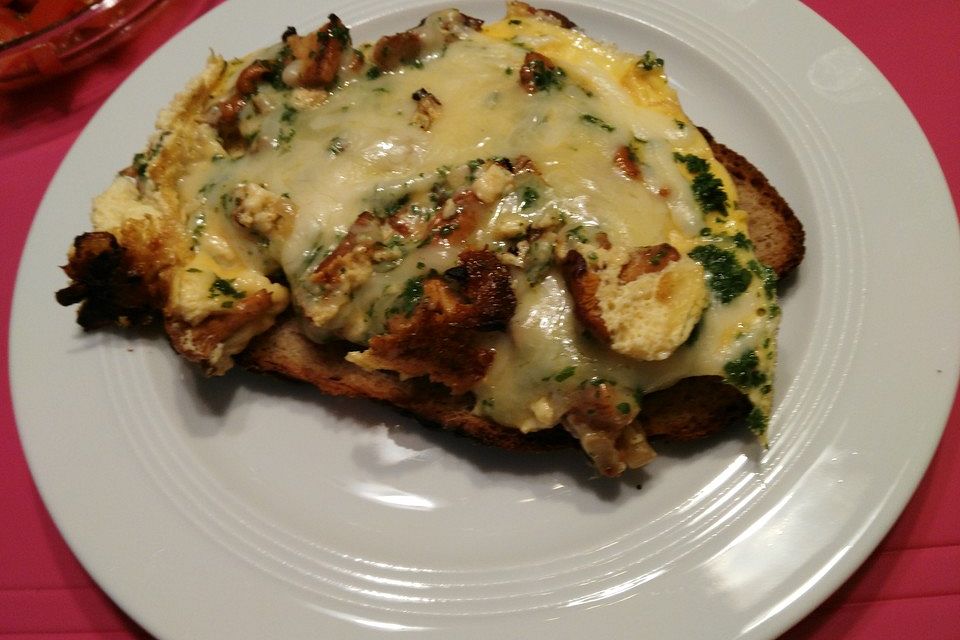 Frittata mit Pfifferlingen