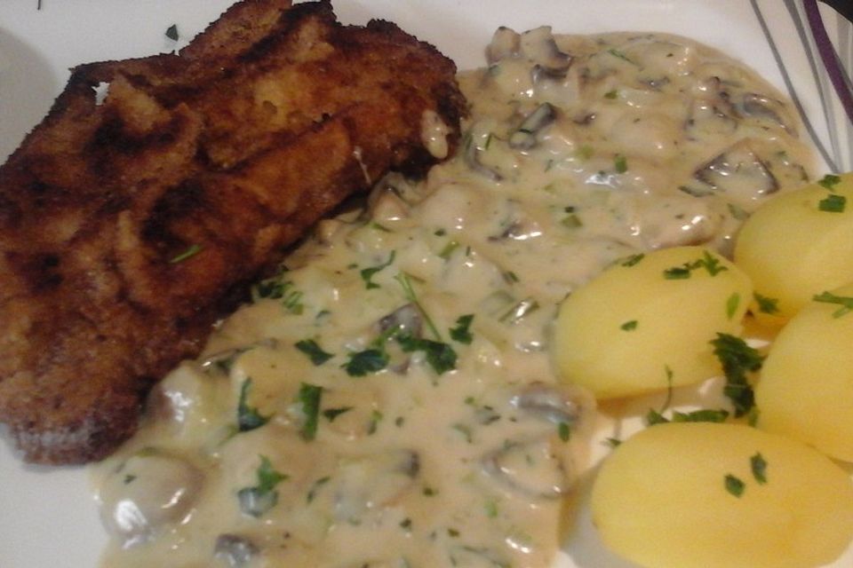 Bautzner Schnitzel mit Blumenkohl