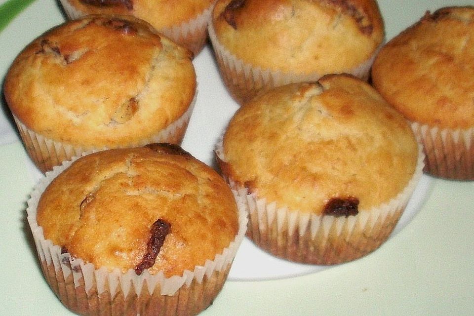 Bananen - Schoko - Muffins