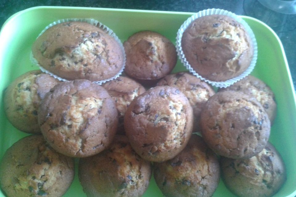 Bananen - Schoko - Muffins