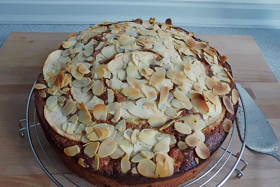 Nuss - Apfel - Schokokuchen