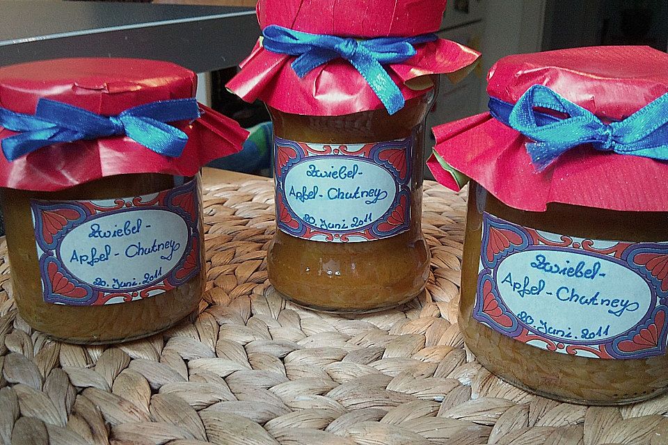 Zwiebel - Apfel - Chutney